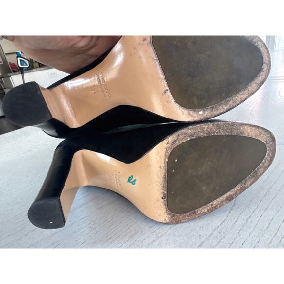 Vero Cuoio Made in Italy Emerald Green Ankle Boots Booties Quiet Luxury (A) - Picture 3 of 4